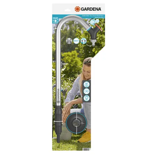 Pipeline Sprinkler System Garden Tap: Rotatable Tap, Anti-splash Tap Connector, Control and Shut-off Valve, Installed Without Tools (08252-20)